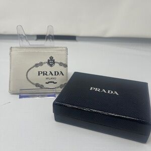Prada Saffiano leather card holder